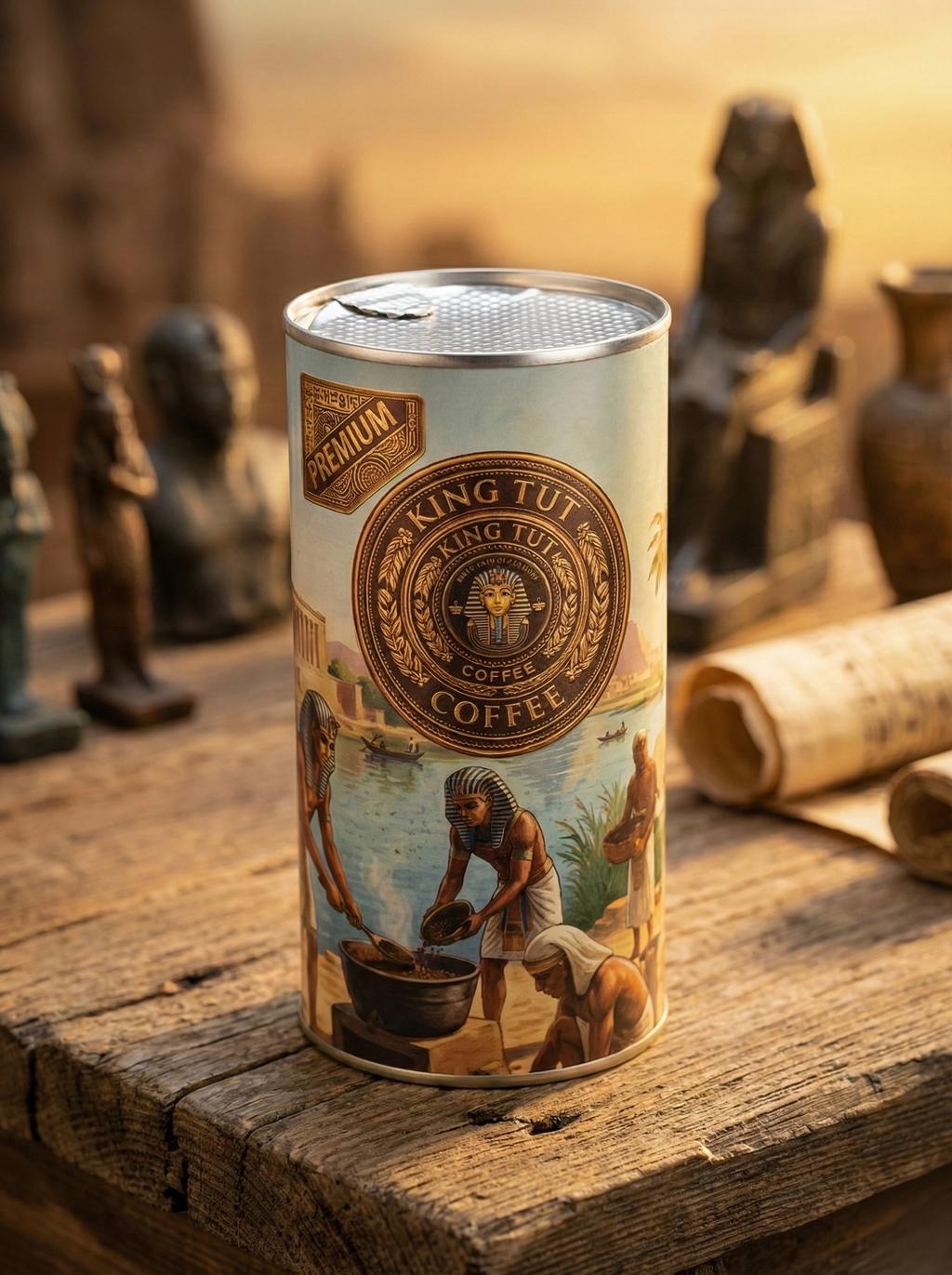 King Tut Turkish Coffee Premium light Roast (200g)