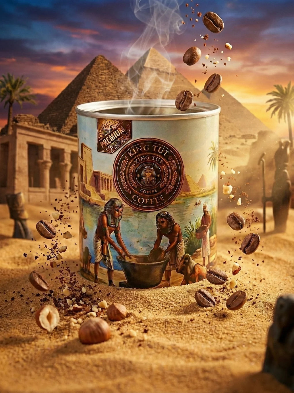 King Tut Hazelnut Coffee (100g)
