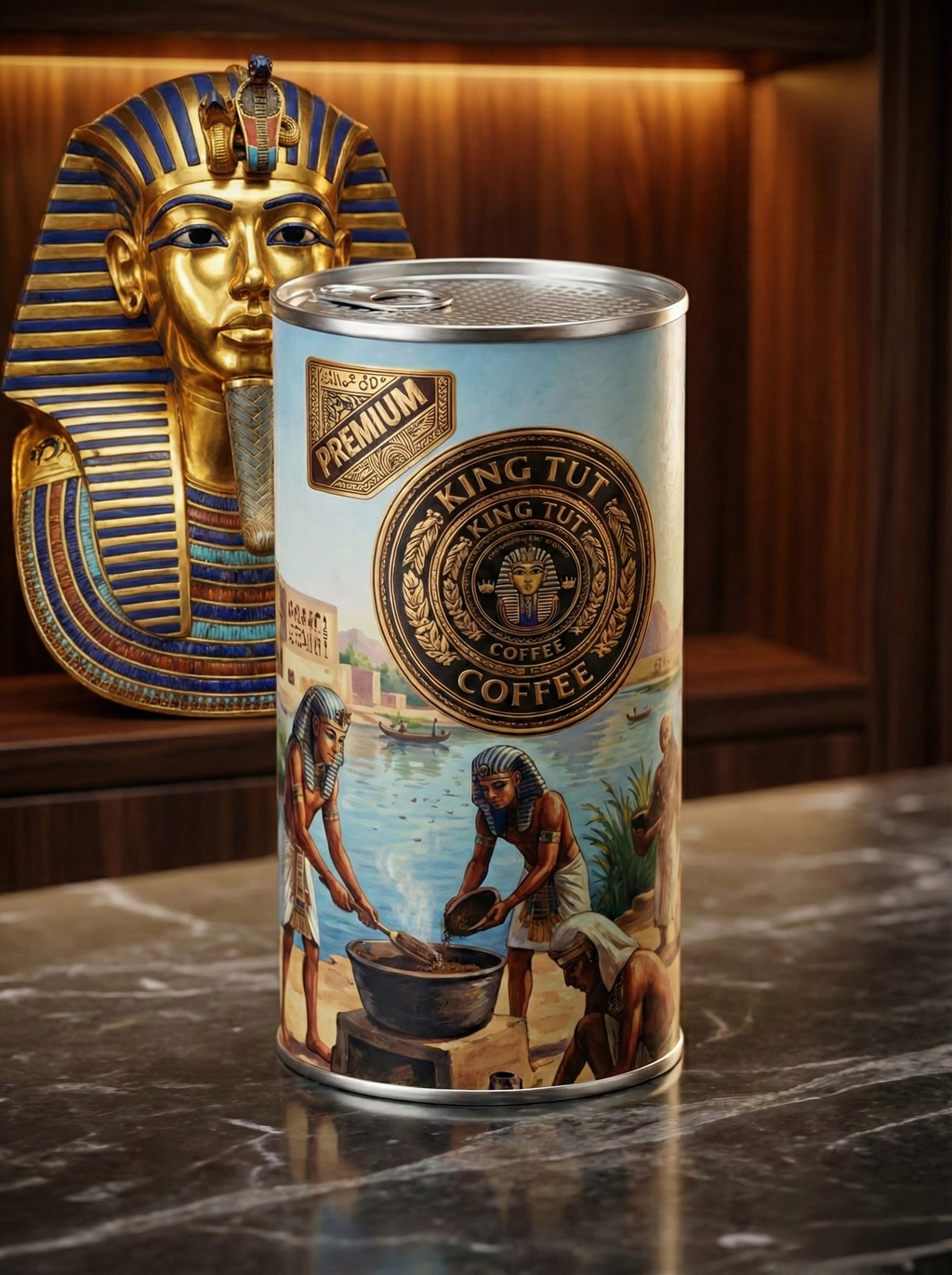 King Tut Turkish Coffee Premium light Roast (200g)