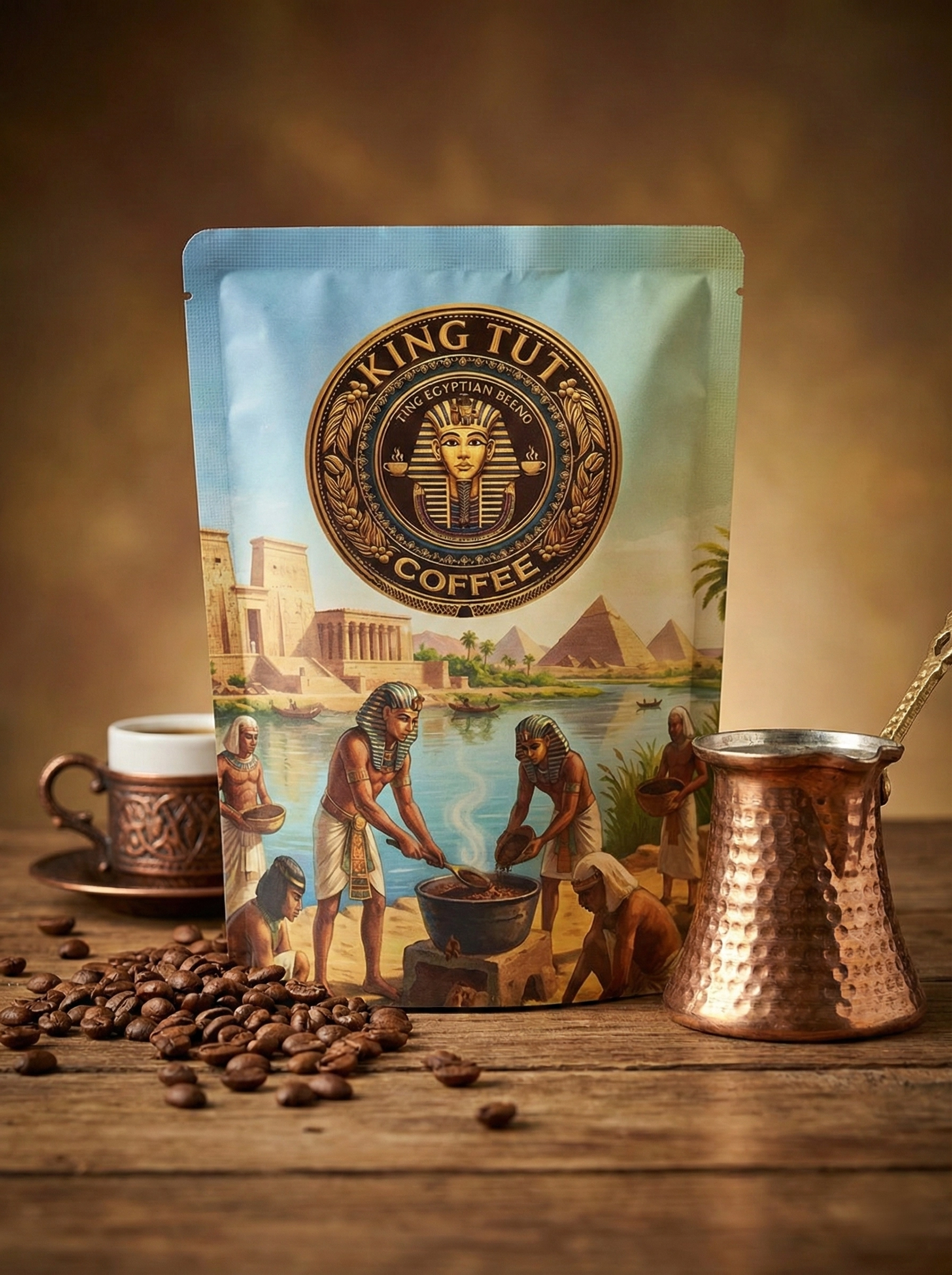 King Tut Turkish Coffee - Dark Roast (250g)