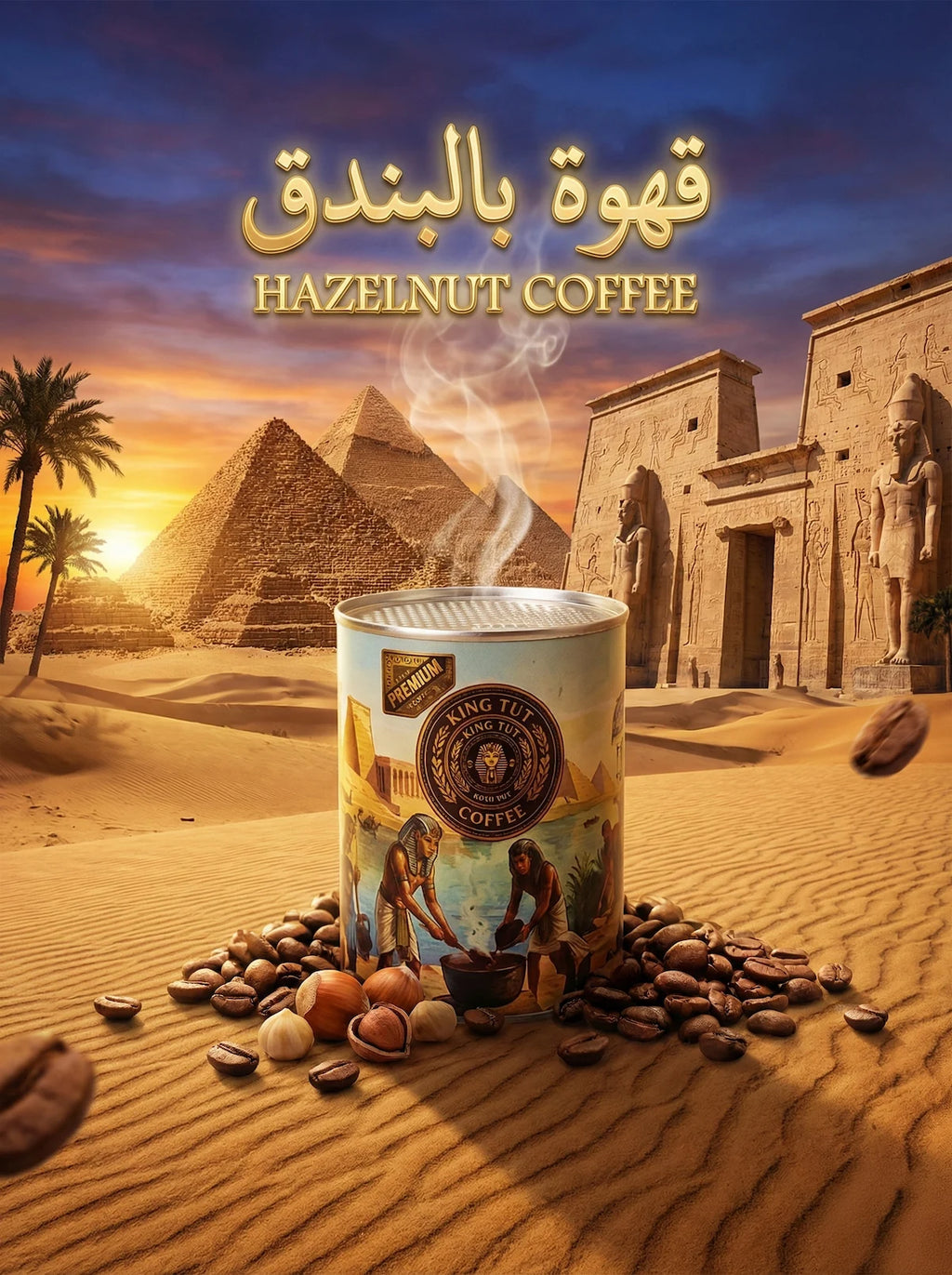 King Tut Hazelnut Coffee (100g)